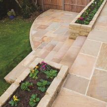 Sandstone Paving Patio Pack Buff Brown 15.3m²